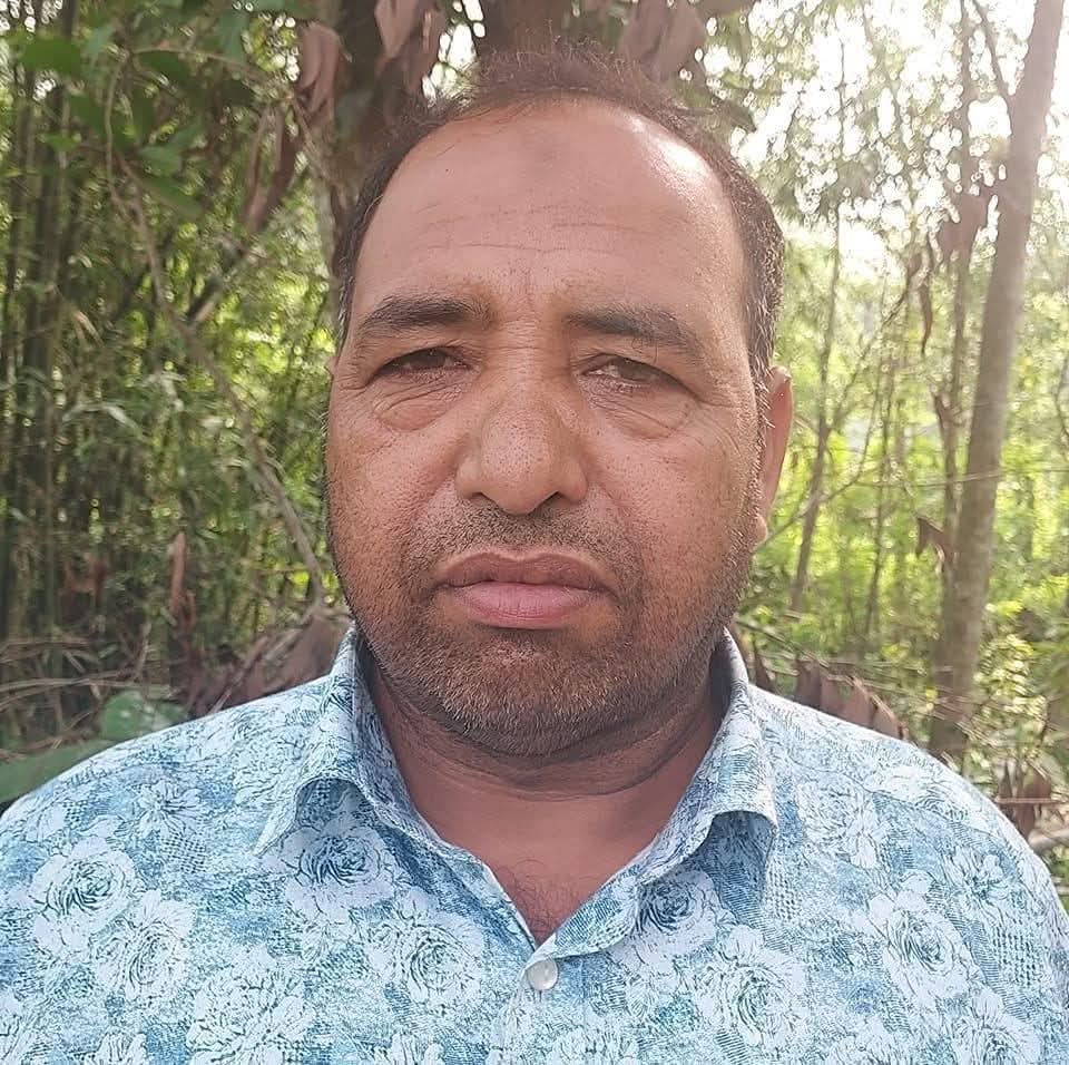 সড়ক দুর্ঘটনায় নিহত সৌদি প্রবাসীর লাশ দাফন। 