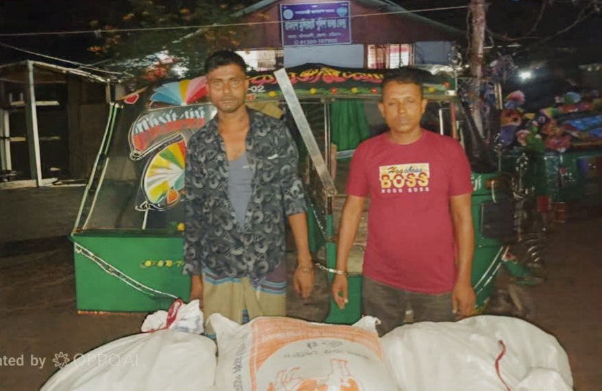 “কালীপুরে পুলিশের অভিযানে ১০০ লিটার চোলাইমদ উদ্ধার, আটক ২”।