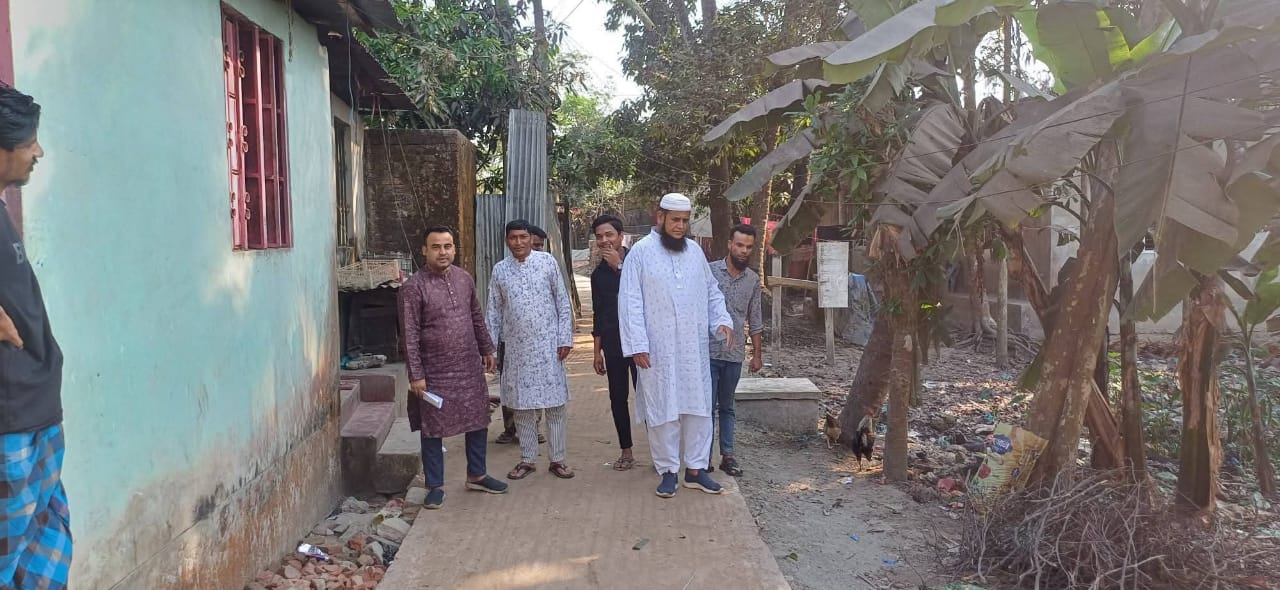 পুকুরিয়ার নতুন পাড়া সংযোগ সড়ক ও আবু জাকের–জুনাইদ বাড়ি সড়কের উন্নয়ন কাজ শেষ পর্যায়ে, চেয়ারম্যান আসহাব উদ্দিনকে এলাকাবাসীর ধন্যবাদ।