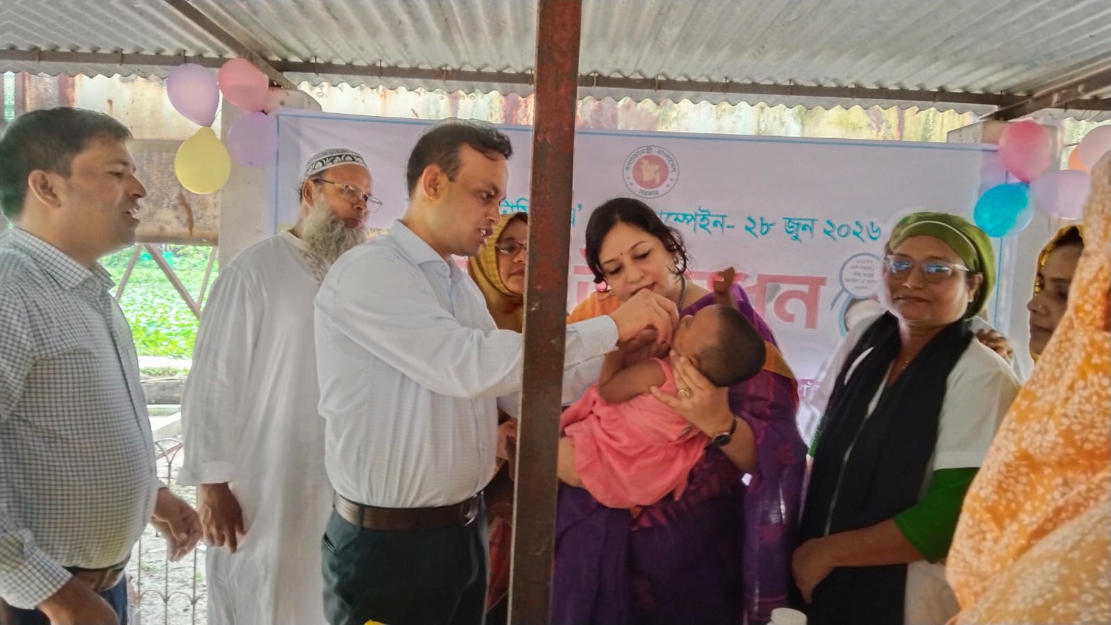 সখিপুরে জাতীয় ভিটামিন এ প্লাস ক্যাম্পেইন শুভ উদ্বোধন।
