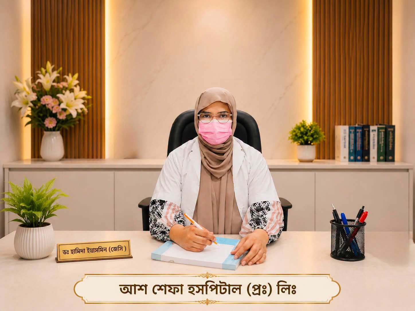 ডা. হামিদা ইয়াসমিন জেসির আশ শেফা হসপিটালে নিয়মিত চেম্বার শুরু।