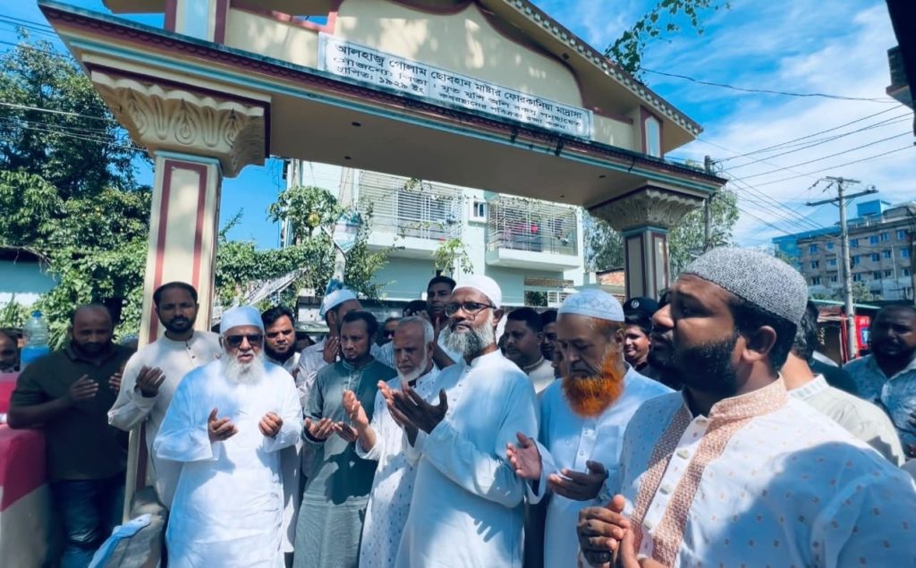 ঢেমশায় এমপি শাহজাহান চৌধুরীর উন্নয়ন প্রকল্প পরিদর্শন ও স্থানীয়দের সাথে মতবিনিময়